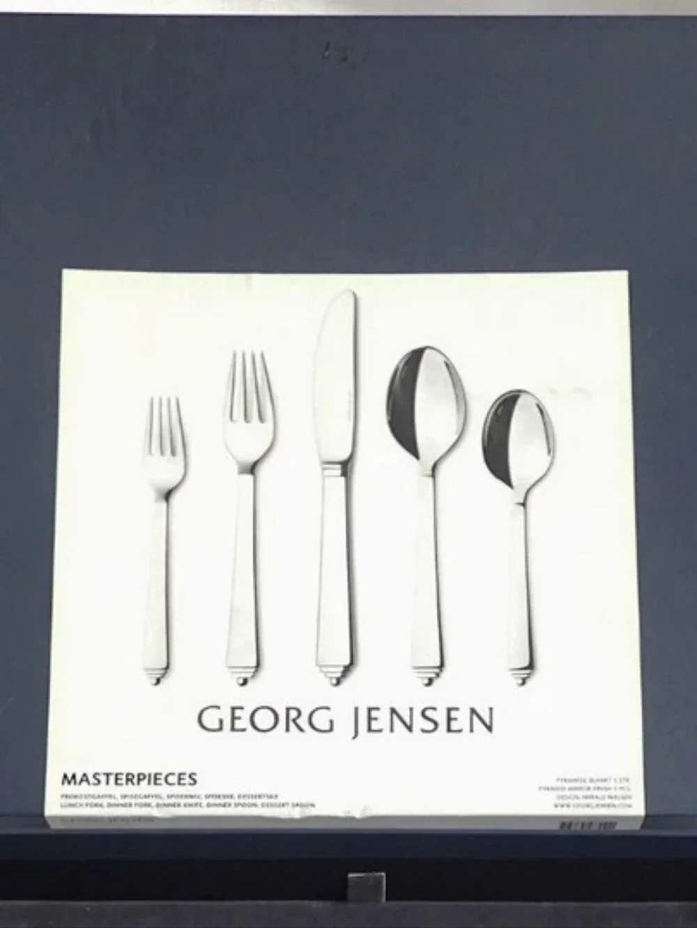 Georg Jensen Pyramid 5 Piece Place Setting